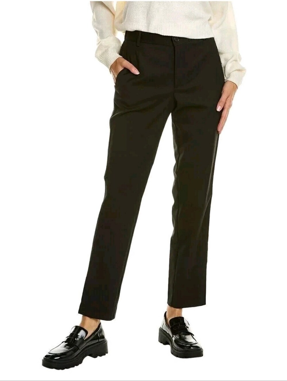 🆕️Zadig & Voltaire Pomelo Black Virgin Wool Trousers 38 US Medium Quiet Luxury